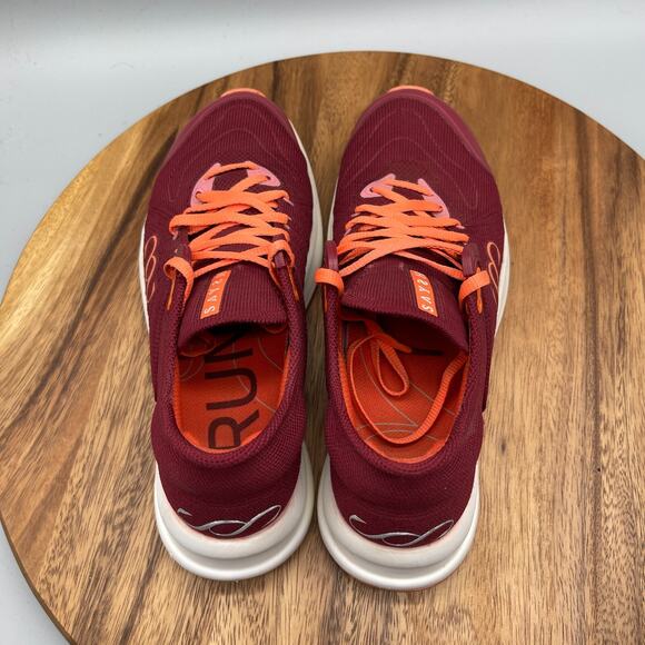 Saysh The Truth Of Hers Shoes Womens 8.5 Red Running Comfort Walking Gym Sneaker - Picture 5 of 8